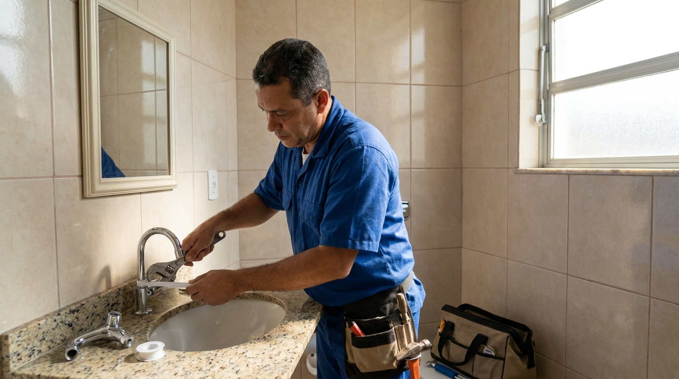 Ajustes em Torneiras no Eusébio, Fortaleza‑CE